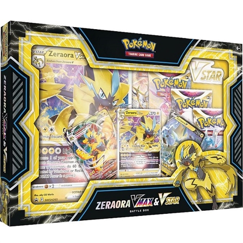 Pokemon Zeraora VMAX & VSTAR Battle Box - Pokemon kort